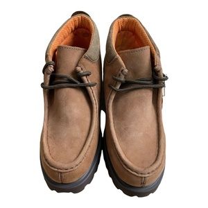 CACTUS Men's 511M Brown Nubuck Vintage Oil Resistant Lace up Work Boots Size 7